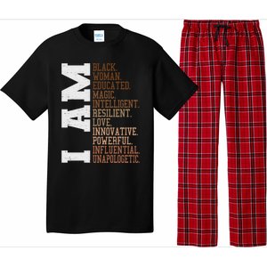 I Am Black Unapologetically Black History Month Great Gift Pajama Set