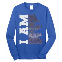 I Am Black Unapologetically Black History Month Great Gift Long Sleeve Shirt