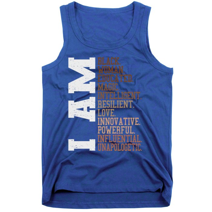 I Am Black Unapologetically Black History Month Great Gift Tank Top