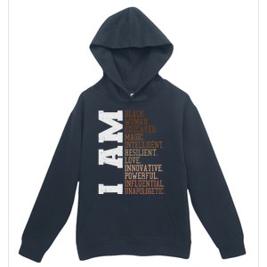 I Am Black Unapologetically Black History Month Great Gift Urban Pullover Hoodie