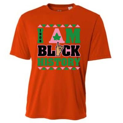 I Am Black History Women Aka African Sorority Cooling Performance Crew T-Shirt