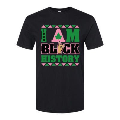 I Am Black History Women Aka African Sorority Softstyle CVC T-Shirt