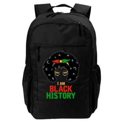 I Am Black History African American Female Pride Backpack