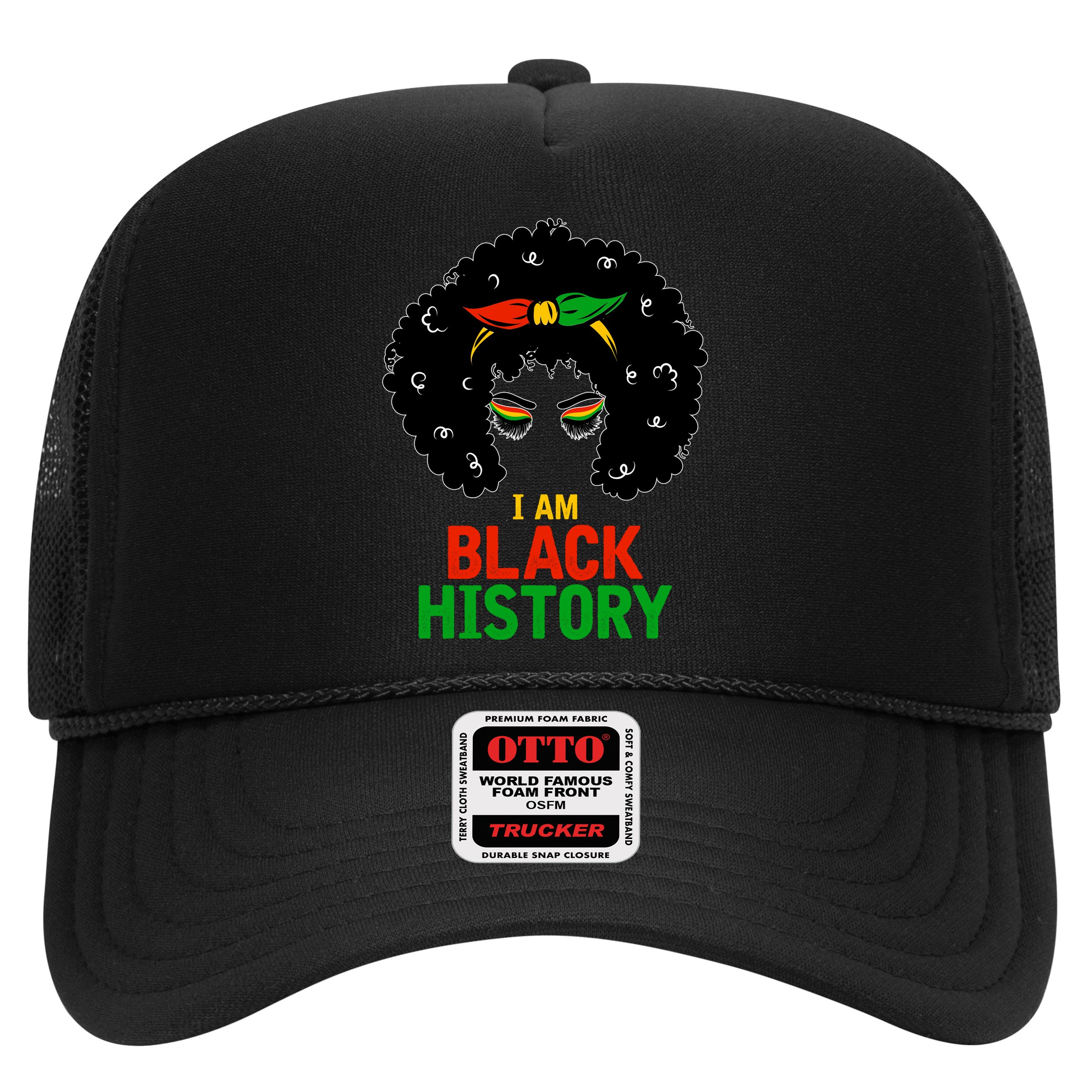 I Am Black History African American Female Pride Hat