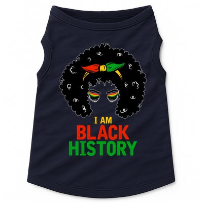 I Am Black History African American Female Pride Doggie Tank