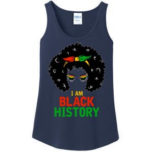 I Am Black History African American Female Pride Ladies Essential Tank