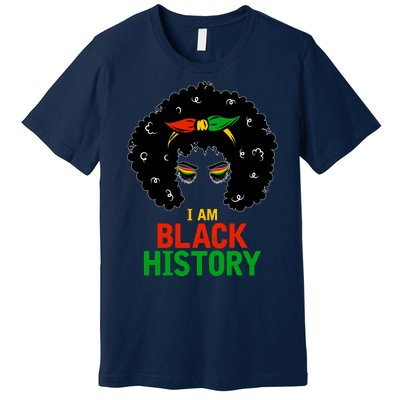 I Am Black History African American Female Pride Premium T-Shirt