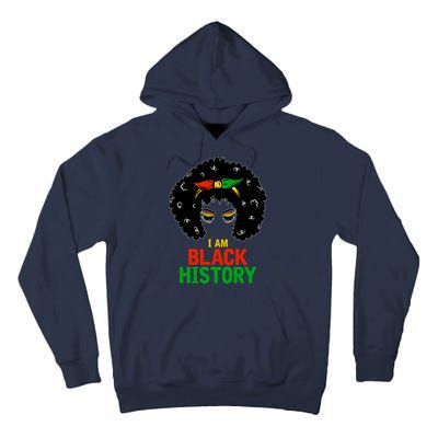 I Am Black History African American Female Pride Tall Hoodie