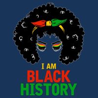 I Am Black History African American Female Pride Zip Tote Bag