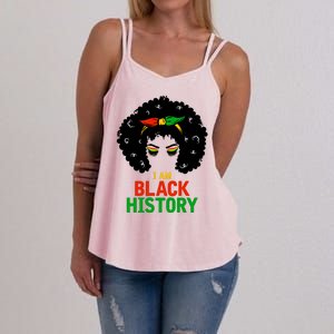 I Am Black History African American Female Pride Women's Strappy Tank