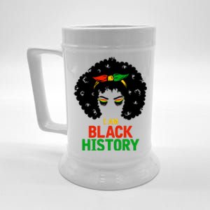 I Am Black History African American Female Pride Beer Stein