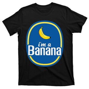 IM A Banana Halloween Fruit Sticker Yellow Funny T-Shirt