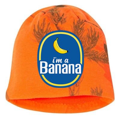 IM A Banana Halloween Fruit Sticker Yellow Funny Kati - Camo Knit Beanie