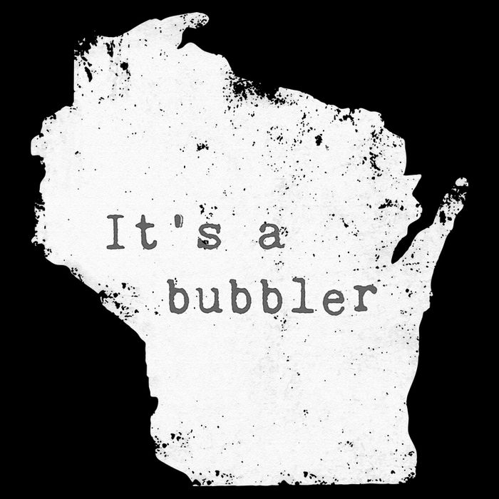 Its A Bubbler Funny Wisconsin Slang Cooling Performance Crew T-Shirt