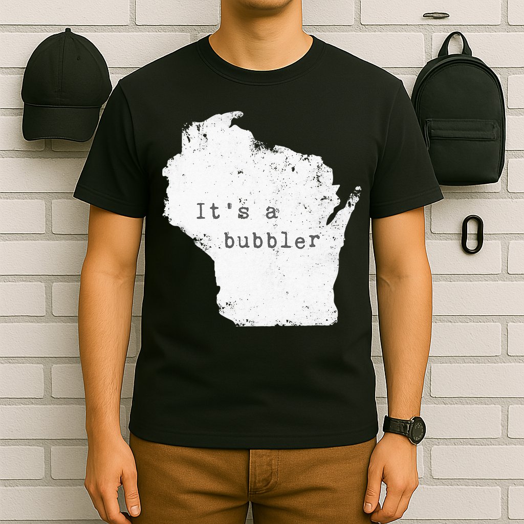 Its A Bubbler Funny Wisconsin Slang T-Shirt