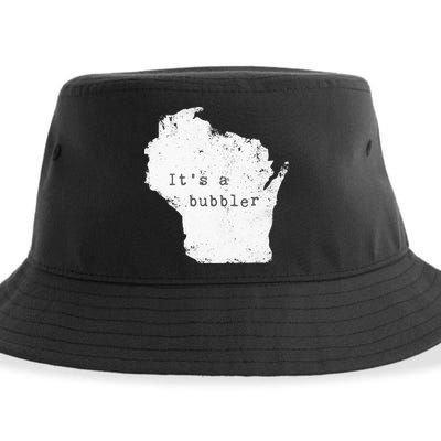 Its A Bubbler Funny Wisconsin Slang Sustainable Bucket Hat