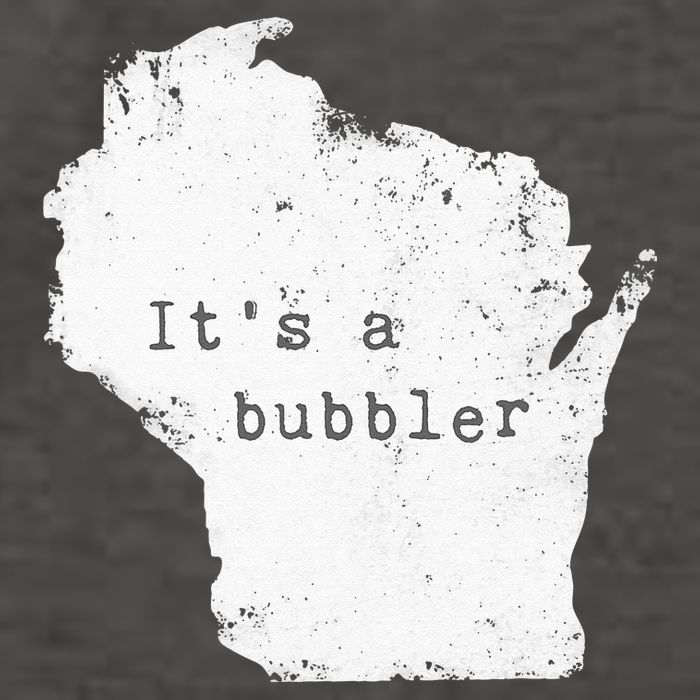 Its A Bubbler Funny Wisconsin Slang Vector Backpack