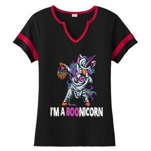 Im A Boonicorn Magical Rainbow Unicorn Halloween Design Cute Gift Ladies Halftime Notch Neck Tee