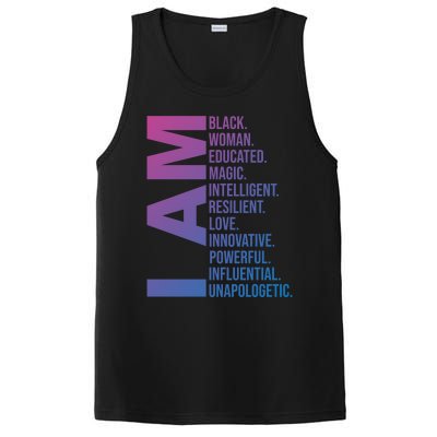 I Am Black Black History Month Educated Black Gift PosiCharge Competitor Tank