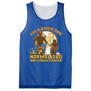 Im A Biker Dad Like A Normal Dad Only Cooler Motorcycle Meaningful Gift Mesh Reversible Basketball Jersey Tank