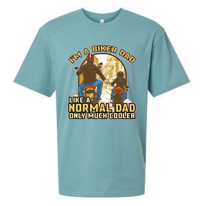 Im A Biker Dad Like A Normal Dad Only Cooler Motorcycle Meaningful Gift Sueded Cloud Jersey T-Shirt