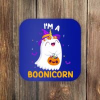 Im A Boonicorn Unicorn Boo Ghost Trick Or Treating Costume Funny Gift Coaster