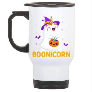 Im A Boonicorn Unicorn Boo Ghost Trick Or Treating Costume Funny Gift Stainless Steel Travel Mug