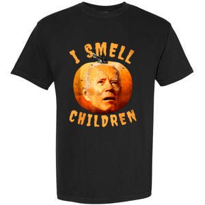 Ismellchildren Antijoe Biden Funny Witches Halloween Garment-Dyed Heavyweight T-Shirt