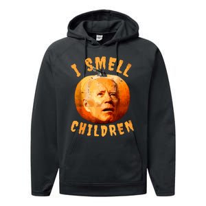 Ismellchildren Antijoe Biden Funny Witches Halloween Performance Fleece Hoodie