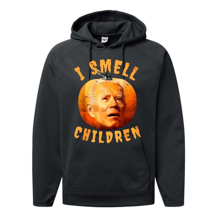 Ismellchildren Antijoe Biden Funny Witches Halloween Performance Fleece Hoodie