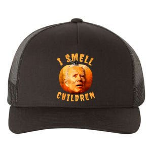 Ismellchildren Antijoe Biden Funny Witches Halloween Yupoong Adult 5-Panel Trucker Hat