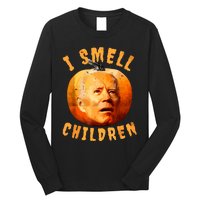 Ismellchildren Antijoe Biden Funny Witches Halloween Long Sleeve Shirt