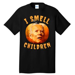 Ismellchildren Antijoe Biden Funny Witches Halloween Tall T-Shirt