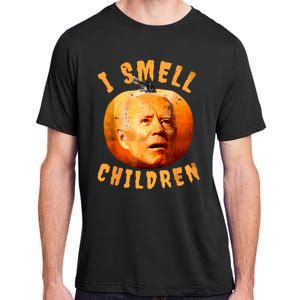 Ismellchildren Antijoe Biden Funny Witches Halloween Adult ChromaSoft Performance T-Shirt