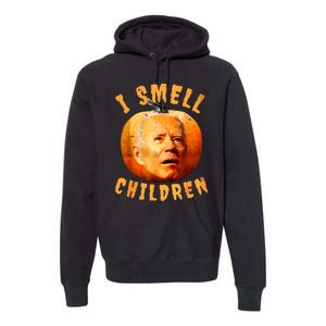 Ismellchildren Antijoe Biden Funny Witches Halloween Premium Hoodie