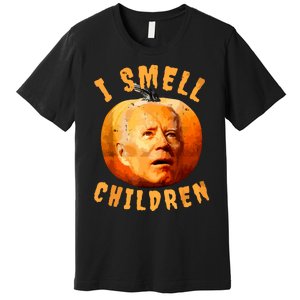 Ismellchildren Antijoe Biden Funny Witches Halloween Premium T-Shirt