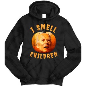 Ismellchildren Antijoe Biden Funny Witches Halloween Tie Dye Hoodie