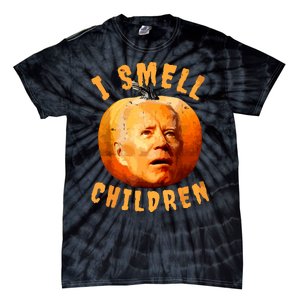 Ismellchildren Antijoe Biden Funny Witches Halloween Tie-Dye T-Shirt