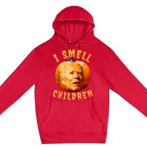 Ismellchildren Antijoe Biden Funny Witches Halloween Premium Pullover Hoodie