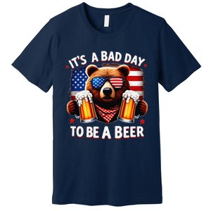 Its A Bad Day To Be A Bee.R Usa Independence Day 4th Of July Premium T-Shirt