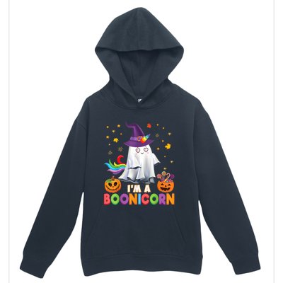 Im A Boonicorn Unicorn Ghost Halloween Witch Pumpkin Candy Gift Urban Pullover Hoodie