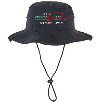 Its A Beautiful Day To Save Lives Great Time Doctor Nurse Cool Gift Legacy Cool Fit Booney Bucket Hat