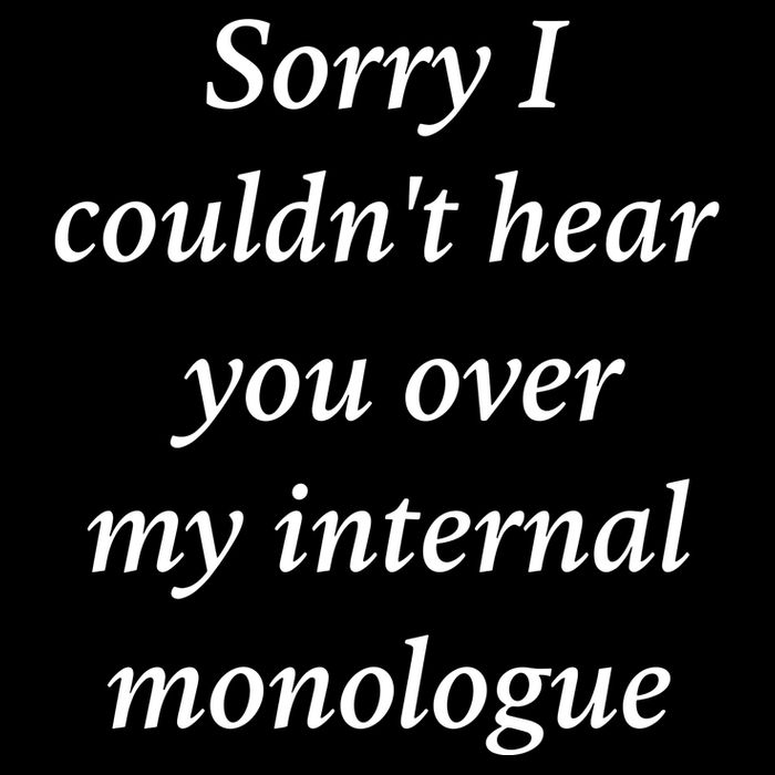 I Am Broken Sorry I Couldnt Hear You Over My Internal Monologue Mousepad