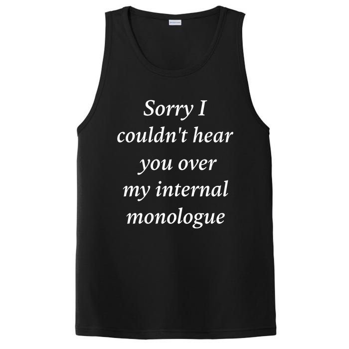 I Am Broken Sorry I Couldnt Hear You Over My Internal Monologue PosiCharge Competitor Tank