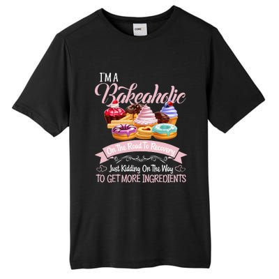 Im A Bakeaholic Funny Baking Baker Cupcake Cooking Tall Fusion ChromaSoft Performance T-Shirt