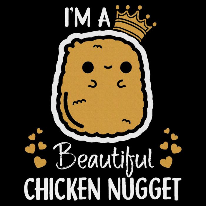 I'm A Beautiful Chicken Nugget Nug Life For Nug Lover Flat Bill Trucker Hat