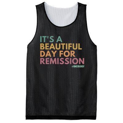 ItS A Beautiful Day For Remission Oncology Nurse Mesh Reversible Basketball Jersey Tank