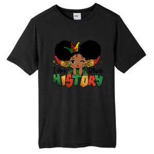 I Am Black History Month African American Queen Gift Tall Fusion ChromaSoft Performance T-Shirt