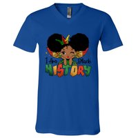 I Am Black History Month African American Queen Gift V-Neck T-Shirt