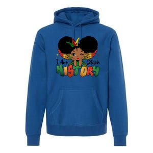 I Am Black History Month African American Queen Gift Premium Hoodie